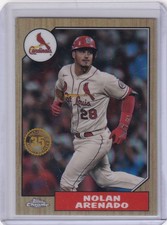 * Nolan Arenado 2022 Topps Chrome #87BC-5 35th St. Louis Cardinals Arizona