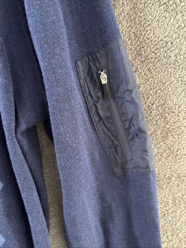 Tommy Bahama Suéter Cárdigan Para Hombre XL Pima Algodón Argyle Cremallera Completa Preppy Azul - Imagen 9 de 15