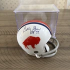 Billy Shaw signed mini helmet COA TRI-STAR inscribed HOF 99