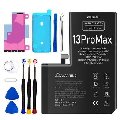 Akku Ersatz Für iPhone 13 Pro Max 5900mAh Batterie Battery 0 Ladezyklen Tausch