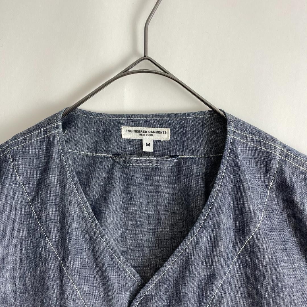 Engineered Garments Chambray Jacket Short Blouson… - image 5