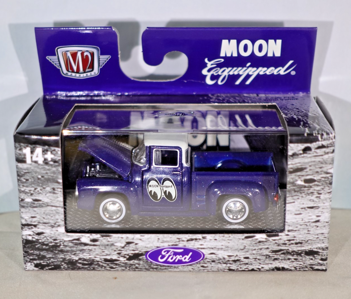 1/64th M2 Machines Detroit Muscle R94 Moon Eyes 1956 Ford F-100
