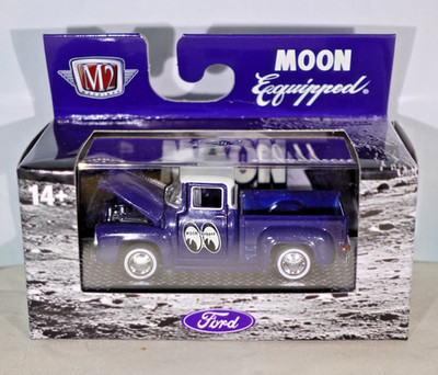 1/64th M2 Machines Detroit Muscle R94 Moon Eyes 1956 Ford F-100