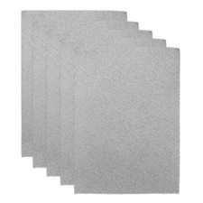 5pcs 12" x 8" x 0.12" Filter Foam Sponges Fan Replacement Filters, Black