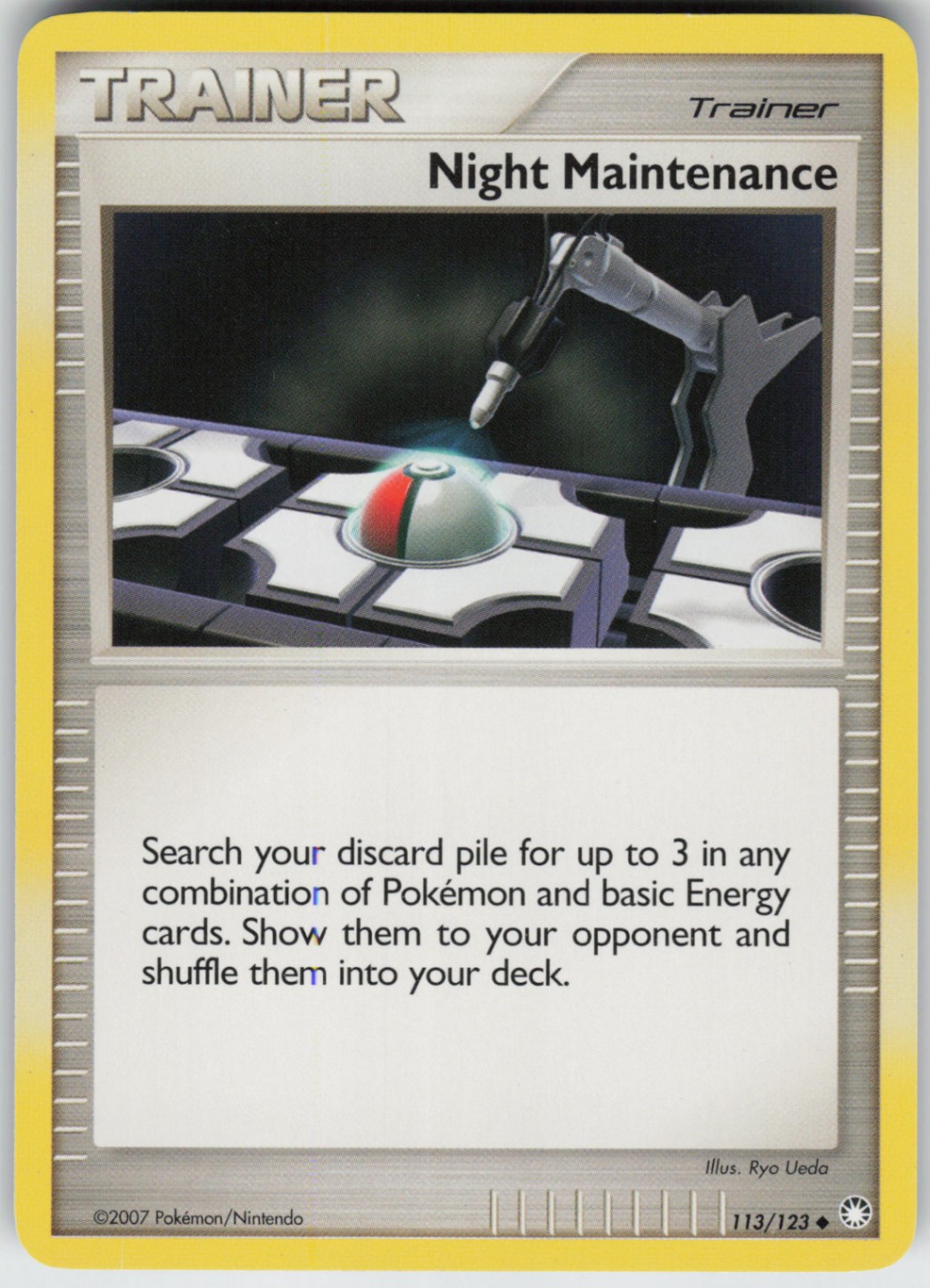 Pokemon TCG Night Maintenance 113/123 Mysterious Treasures Uncommon card Normal