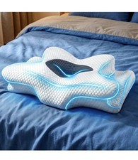 Cervical Neck Pillow Memory Foam Ergonomic Cooling Pain Relief Support