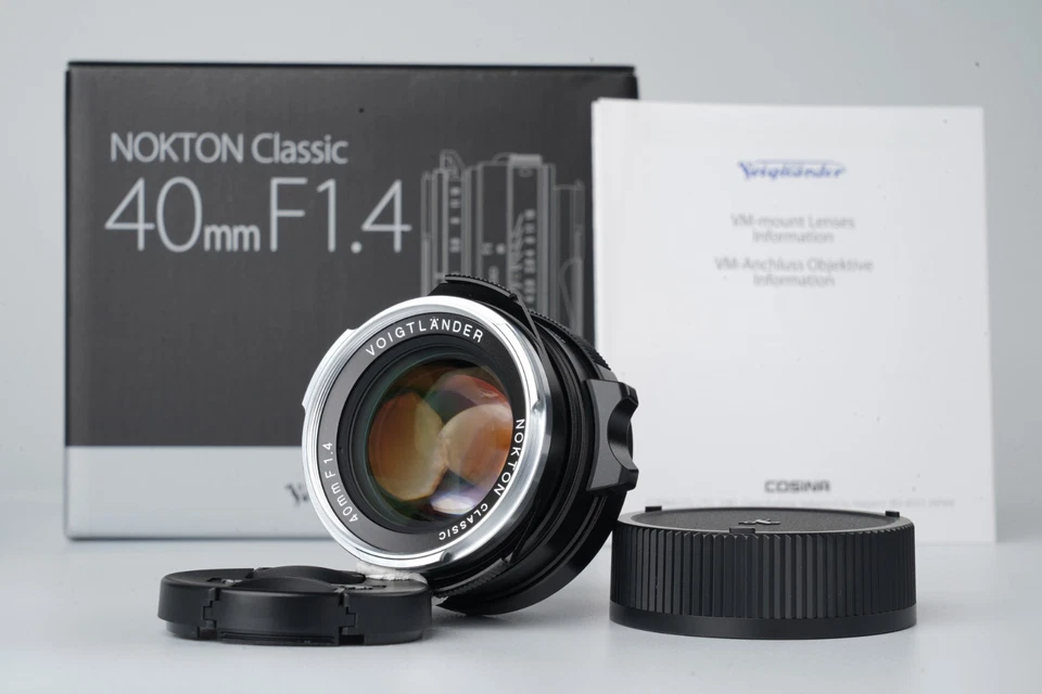 [TOP Mint] Voigtlander NOKTON CLASSIC 40mm f/1.4 MC VM Leica M Mount #3091A - Image 2 of 4