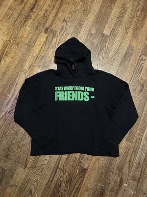 Vlone X Stay Away From Your Friends hoodie 100%authentic size xl sold out 