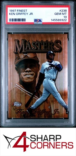 1997 FINEST #238 KEN GRIFFEY JR. MARINERS HOF PSA 10