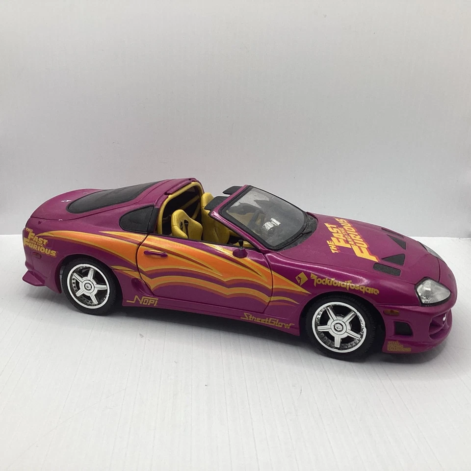 Racing Champions 1995 Diecast Fast & Furious Supra Model Car (O5) W#632 - Image 2 of 4