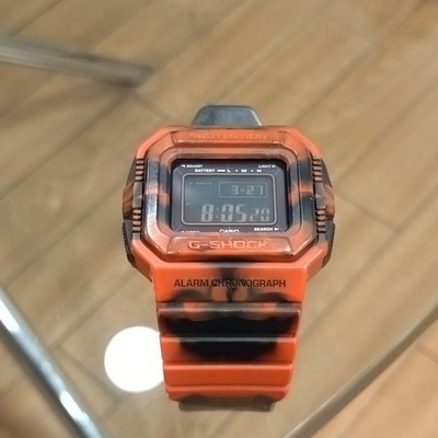 Casio G SHOCK G5500JC JamIn Color Series Orange Watch Authentic