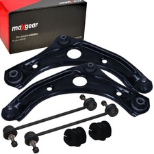 MAXGEAR Querlenker Koppelstange Lagerung Satz Vorne für NISSAN MICRA IV K13