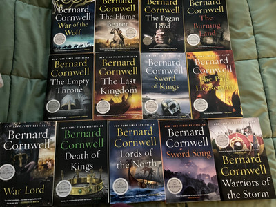 Complete Set Series Lot of 13 Last Kingdom books by Bernard Cornwell Saxon