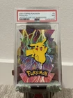 2001 Topps Pokémon Johto League Die Cut Pikachu #5 PSA 7