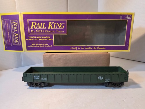 MTH Rail King MT-7204 Milwaukee Road 50' Green Gondola Road # MILW 93077 OB | Zustand: Used