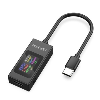 USB C Tester Messgerät Strommessgerät Multimeter Typ-C PD Strommesser Spannung u