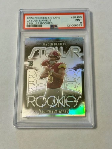 2024 Rookie & Stars Jayden Daniels Stellar Rookies Rookie RC PSA 9