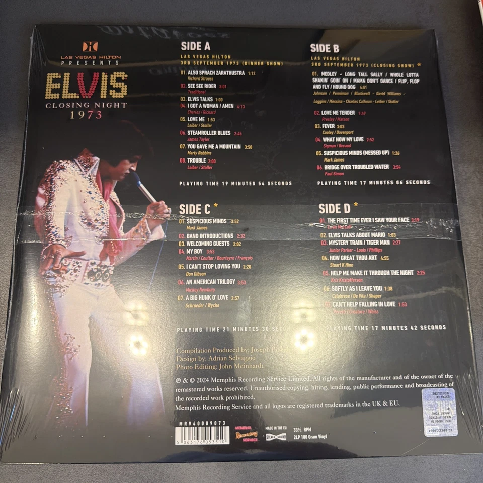 Elvis Presley Vinyl Closing Night 1973 - Bild 2 von 2