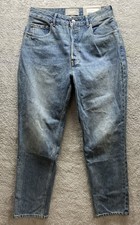 Everlane Curvy 90's Cheeky Straight Jeans Organic Cotton Size 30 Button Fly NWT