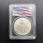 2001 PCGS Gem Unc 9-11-01 WTC Ground Zero Recovery AMERICAN SILVER EAGLE COIN