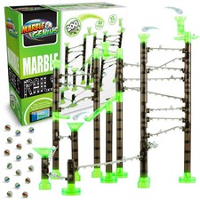 Marble Rails Starter Set, 200 pieces, Online App and Full-Color Instructions