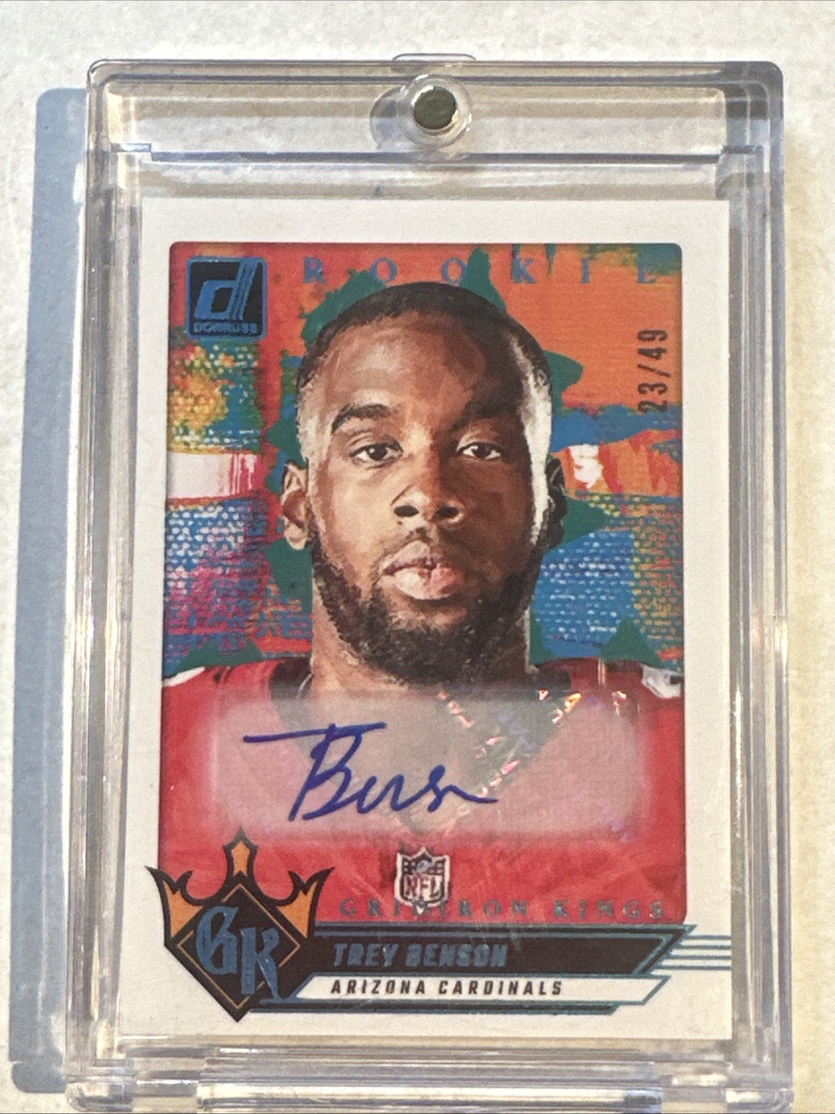 2024 Donruss - Rookie Gridiron Kings Trey Benson Autographs /49 Auto RC #14