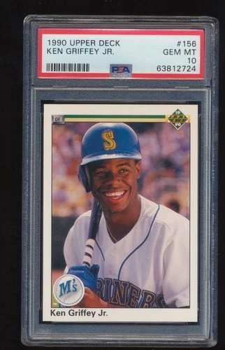 PSA 10  1990 Upper Deck Ken Griffey Jr.  # 156  Gem Mint  2nd Card