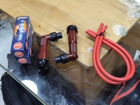 NGAGE Spark Plug Kit Fit For BS6 For Super Meteor 650 , NGK/Ngage double iridium