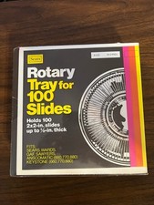 Vintage New Sears Rotary Tray For 100 Slides - Holds 100 2x2 In. Slides