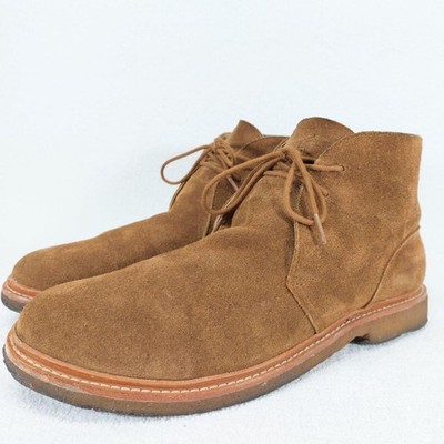 Polo Ralph Lauren Suede Chukka Boots Mens 11.5 D  Karlyle  Brown Leather Shoes