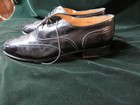 Salvatore Ferragamo 4576 Black Leather Wingtip Oxfords Men’s Sz 10 ½ D Nice! — photo 3