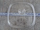 Pyrex A 12 C Clear Glass Square Replacement LID ONLY For Corning Ware 10"