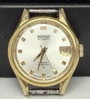 Vintage Seiko Hi Beat Automatic Date 2205-0259 Ladies Watch Gold Tone runs
