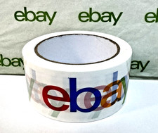 1 2 Rolls eBay Color Logo Packing Tape Packaging Shipping Tape 2"x75 Yard