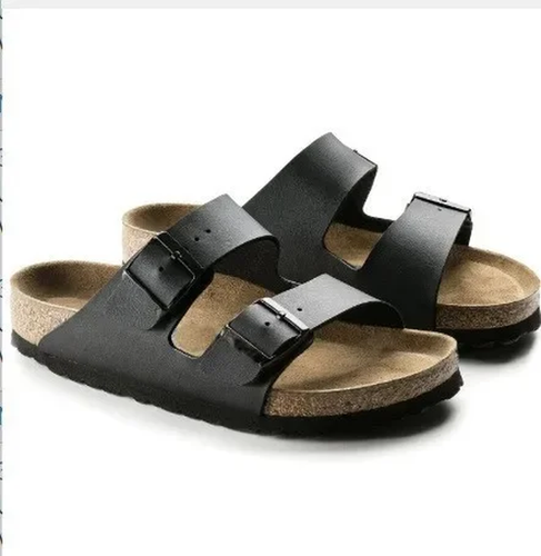 Sandale Birkenstock Superlauf Birko-Flor schwarz normale Weite