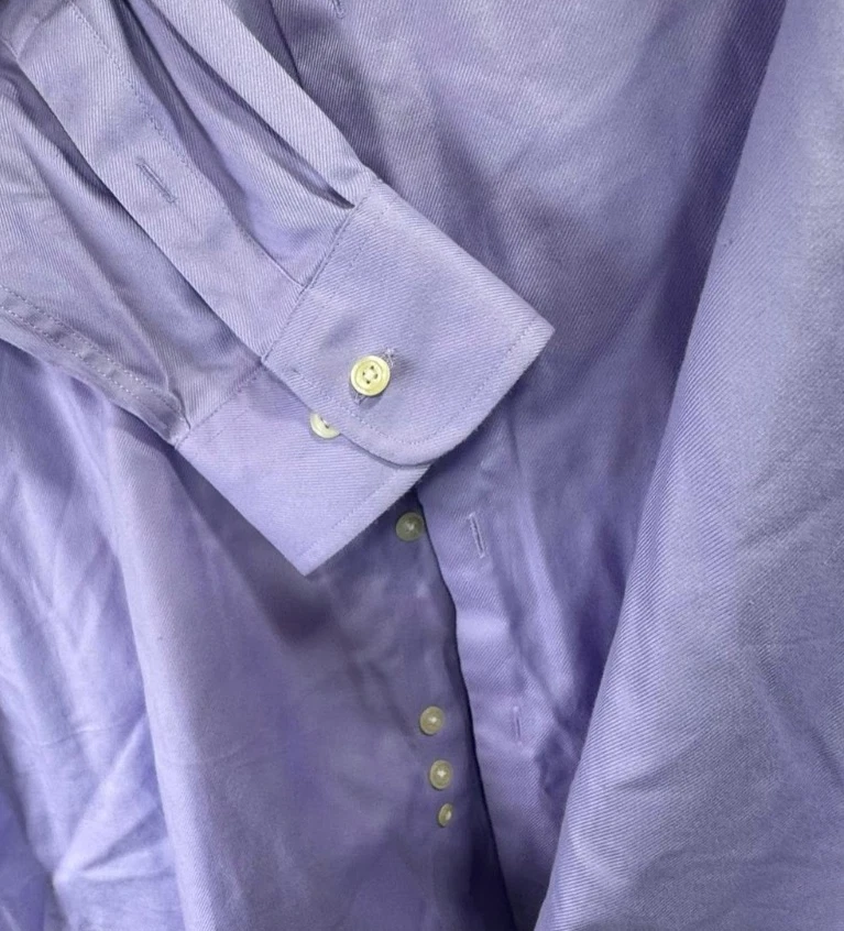 Camisa de vestir Pronto Uomo manga larga para hombre - talla XLT (18) alta - color: púrpura Foto 3 de 4