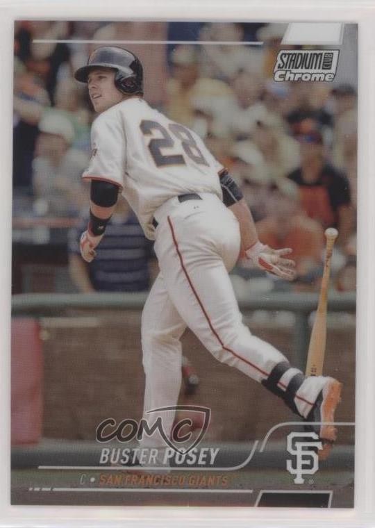 2022 Topps Stadium Club Chrome Refractor Buster Posey #68 0vf5