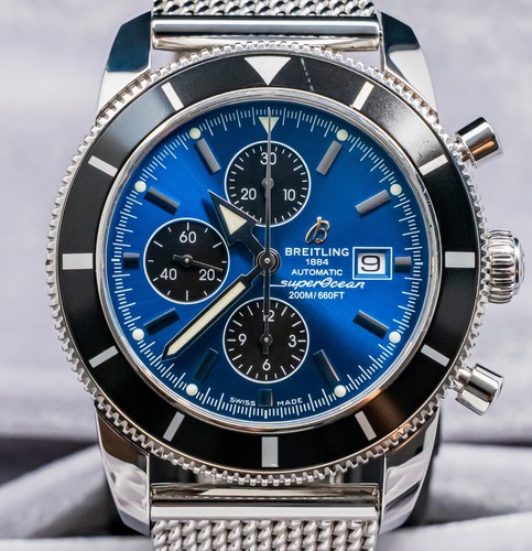 Breitling Superocean Heritage Chronograph 46mm Blackeye Blue Dial A13320