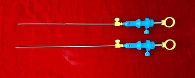 2pc - Laparoscopic Stryker Minilap Alligator 3mmx330mm Stainless Steel Reusable