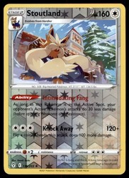 Stoutland 135/203 Evolving Skies Reverse Holo Rare