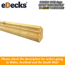 Pack of 24 x Pine Crown Moulding 34mm x 12mm x 2.4m W310