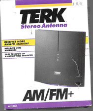 Terk Technologies AF2500 AM/FM Antenna  Indoor Powered Stereo Open Box New