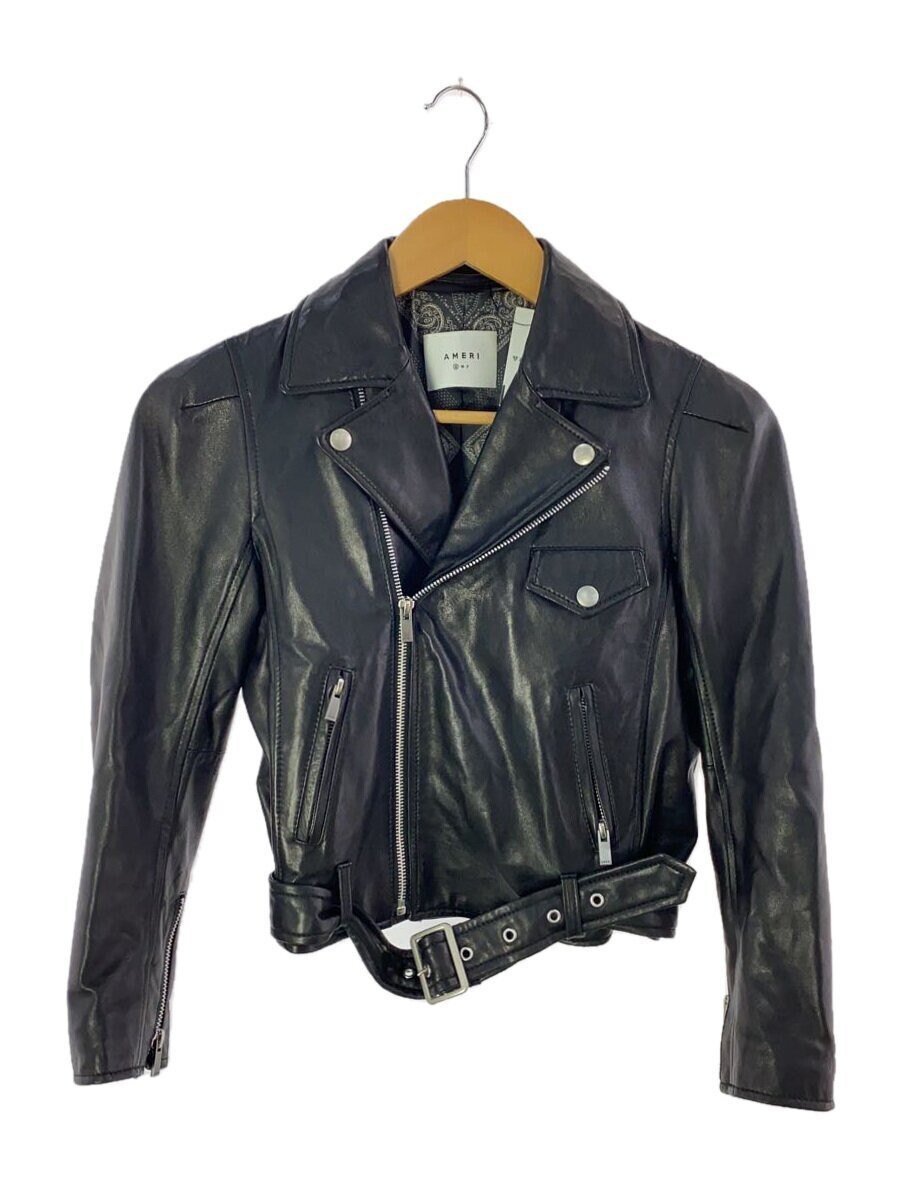 Ameri Leather Jacket Blouson/S/Sheep Leather/Blk/… - image 1