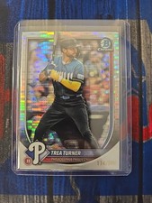 2025 Bowman Chrome - Trea Turner #82 Pulsar Refractor /399