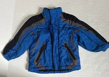Arizona Boys Size 4 Puffer Hooded Coat Blue