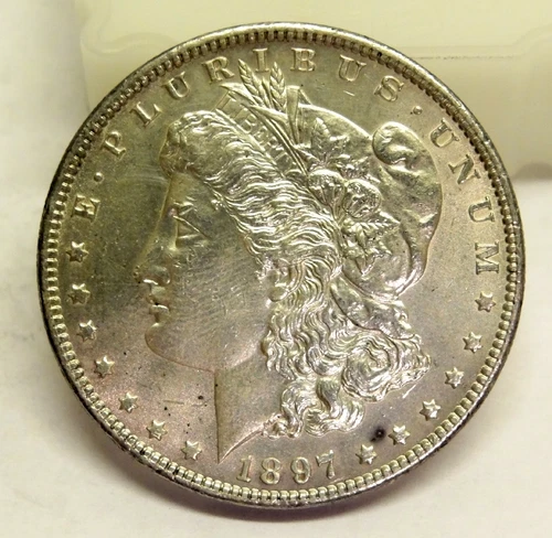 1897 MORGAN SILVER DOLLAR BRILLIANT UNCIRCULATED