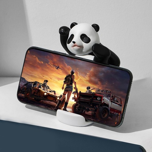 Kawaii Phone Stand Resin Cute Phone Holder for Desk Panda Cell Phone Stand - Photo 15 sur 18