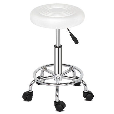 Adjustable Stool with Wheels Rolling Doctor Stools Hydraulic Swivel