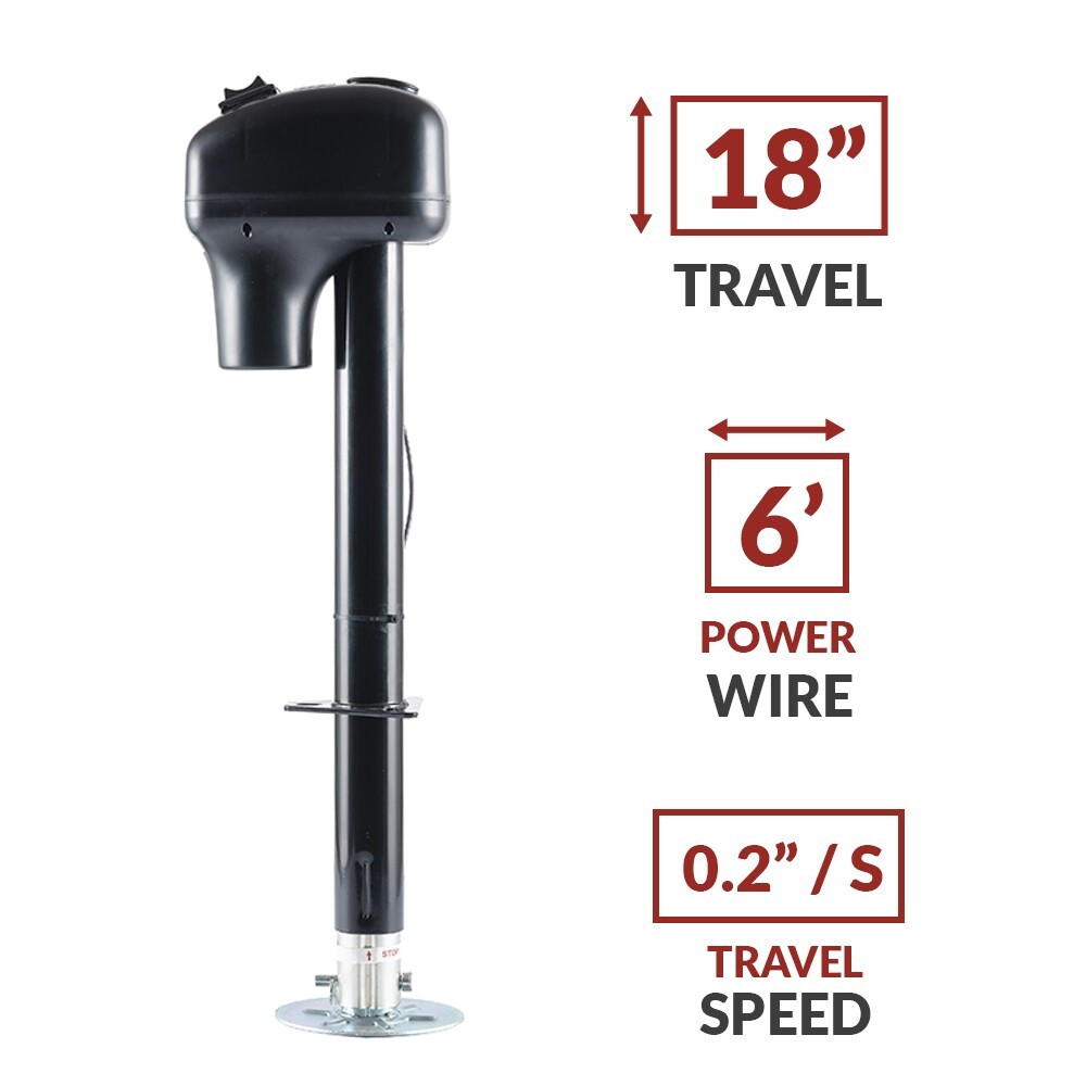 Electric Trailer Jack 3500 lbs Power Tongue Jack for RV Trailer