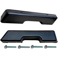 1972 Chevy Pickup Truck Inner Door Arm Rest Pair Right Left Side Black